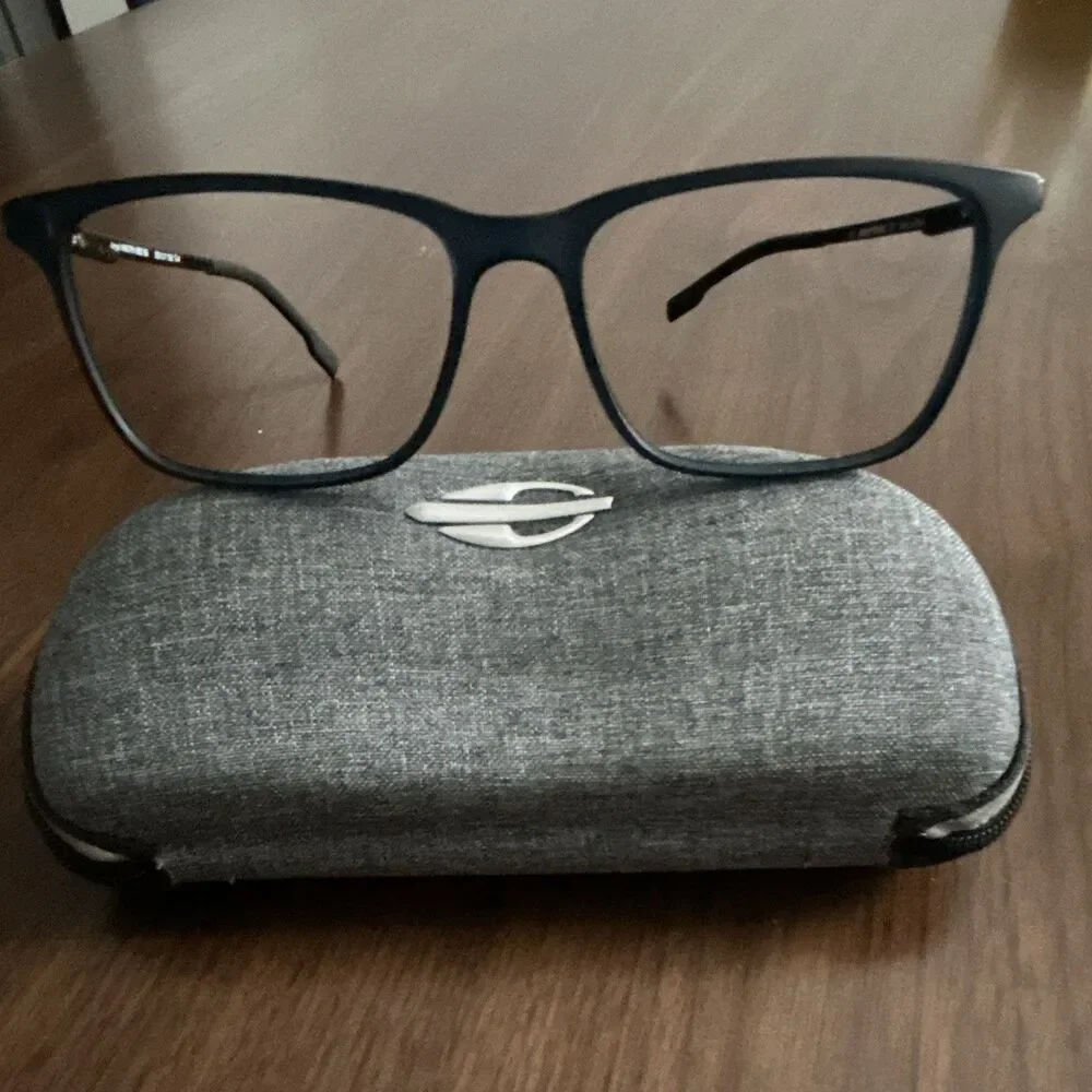 Mormaii Angel M6073 KBS 55 Black Rectangle Full Rim Plastic Frame 55-18-140